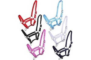 NETPROSHOP Foal Halter Adjustable At 3 Points for Foals Falabella Shetty Pony Full