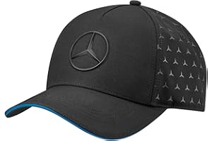 Mercedes-Benz Baseball Cap Black B66959828 5-Panel-Base Ball Cap Black Star Pattern Logo