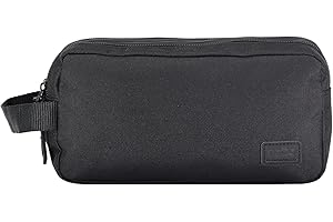 TOTTO - Estuche Escolar Dos Compartimentos, Modelo Chizal, Estuche Grande, Dimensiones 24 x 12 x 8.5 cm, Asa Lateral, Repelente a Líquidos, Compacto y Resistente, Color Negro