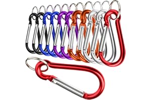 COM-FOUR® karbinhake, klämkrok med snäpplås, karbinhake, säkerhetskarbinhak
