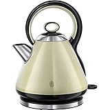 Russell Hobbs 21888 Legacy Quiet Boil Electric Kettle, 3000 W, 1.7 Litre, Cream