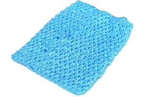 chenpaif 9 "Crochet Tube Top Ceinture Élastique Bandeau Bandeau De Cheveux Filles Tutu Jupe Lac Bleu