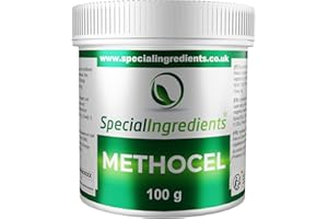 Special Ingredients Methocel - Metilcellulosa 100 g qualità premium (Etichette ed istruzioni in italiano) - senza OGM, adatto a vegani, senza glutine - Confezione Riciclabile