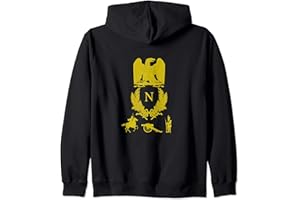 EMBLEM OF NAPOLEON BONAPARTE BY KAMI-Z GIFTS Emblème de Napoléon Bonaparte - Designs d'histoire militaire Sweat à Capuche