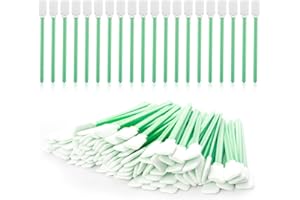 EMODWEY 100 Bastoncini per la Pulizia, Mini Bastoncini per la Pulizia, Senza Pelucchi, per Lenti, Elettronica e Superfici Delicate, Tamponi di Cotone Lunghi e Resistenti