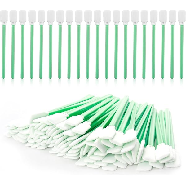 100 Tamponi Per Pulizia Con Punta In Schiuma - Per Stampanti, Lenti E Elettronica - Foto 5