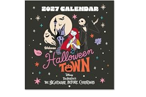 Grupo Erik Disney The Nightmare Before Christmas Wall Calendar 2027 UK | Official The Nightmare Before Christmas Calendar 2027