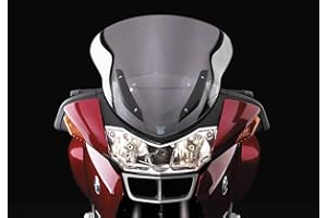 HOMRY FECHTER DRIVE Windshield VStream kompatibel mit BMW R 1200 RT 2005-2013 R12T - Motorrad Frontscheibe, Klar, Polycarbonat (PC), 5.5 mm, EWG ABE