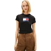 Tommy Hilfiger TJW SLIM WAVY FLAG TEE EXT T-shirt Kadın
