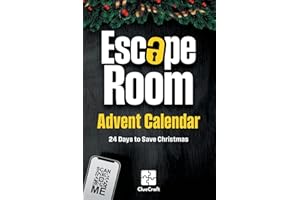 The Escape Room Advent Calendar: A Christmas Crime to Solve - 24 Days to Save Christmas - An Advent Riddle Book for Adults