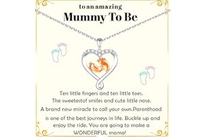 JOHIUX First Mothers Day Gifts for Mum,Mum to Be Gifts,Pregnancy Gifts for Mum Expecting,New Mum Gifts,Mum Necklace for Women,New Mum Gifts for Women After Birth,Christmas for Mummy to Be Gifts