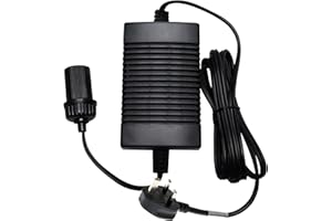 Koolatron Car Power Adapter 230V AC to 12V DC Adapter with Circuit Breaker AC to DC Power Converter 12V 5A DC Power Supply 6 Ft Cord for 12V Portable Devices Compressor Coolers Car Fridge Black