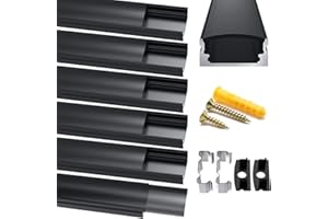 Chesbung LED aluminium profile, black colour