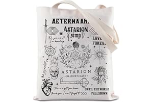 BAUNA BG3 Astarion - Bolsa de mano BG3 Merch Astarion, reutilizable, inspirada en Astarion, regalo de humor oscuro