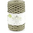 Fil Coton Recyclé DMC Eco Vita - 12mm, 250g, Blanc - Pour Crochet Et Tricot