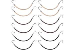 HOTOP Lot de 15 élastiques à cheveux pour queue de cheval, noir, marron et blond