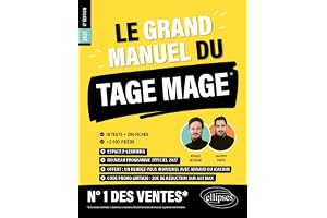 Le Grand Manuel du TAGE MAGE: 18 tests, 200 fiches, 2000 vidéos