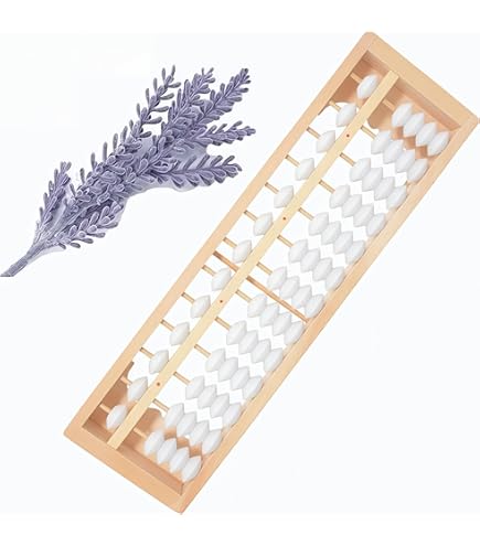 Soroban Abacus, 13 cijfers, kunststof, aritmetica, soroban basisschool, abakus voor rekeningen en tellen, met resetknop, berekeningsgereedschap voor kinderen, wiskundig voor kantoor, school, thuis