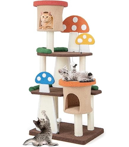 COSTWAY 173 Cm Krabpaal Van Hout, Grote Kattenboom, Kattenkrabpaal Met Kattenmand Matten Bal Hangtouw Activiteitenboom Meerdere Verdiepingen Kattenmeubel Klimboom Kattenhuis Grijs 1010787581 COSTWAY 173 Cm Krabpaal Van Hout, Grote Kattenboom, Kattenkrabpaal Met Kattenmand Matten Bal Hangtouw Activiteitenboom Meerdere Verdiepingen Kattenmeubel Klimboom Kattenhuis Grijs 1010787581