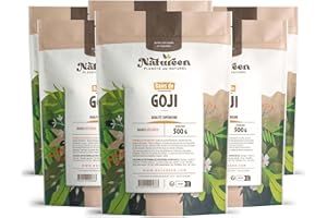 123GELULES Baies de Goji Greenfood origine Ningxia (Lycium Barbarum) 500 gr x 6