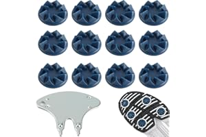 XUENIU 22PCS Screw-in Cricket Spikes with Spanner Blue Cricket Shoe Studs Shock Non-Slip Accessories Suitable for Outdoor Stability Running sSronger Grip Extra Grip on Medium to Soft Ground & Astroturf