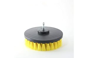 HUAWELL Brosse de nettoyage pour perceuse de 12,7 cm - Pour joints, sols, baignoires, douches, carrelages, salle de bain et cuisine