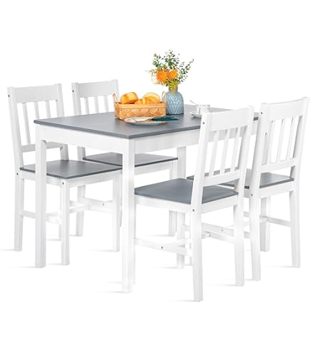 Milton & Oldbrook Sofia Esstisch Mit 4 Stühlen - Marmor Weiß 100x100cm