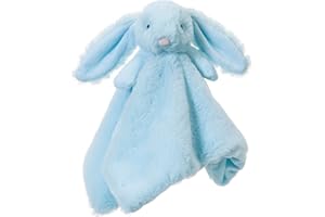 Apricot Lamb Stuffed Animals Light Blue Bunny Rabbit Comforter Blanket Security Blanket Infant Nursery Character Blanket Luxury Snuggler Plush Baby Lovey