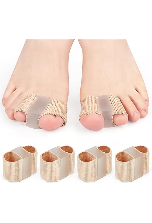 8 Stück Zehenspreizer Aus Silikon – Für Hallux Valgus, überlappende Zehen, Mit 2 Schlaufen, Korrektur Und Schmerzlinderung, Für Frauen Und Männer