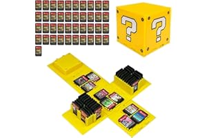 BAYINBROOK Switch Spiele Aufbewahrungsbox – 41 Karten Slots, Kompakte Tragbare Hülle mit Pop-Up Design, Robustes ABS Material, Reisegeeignet (A)