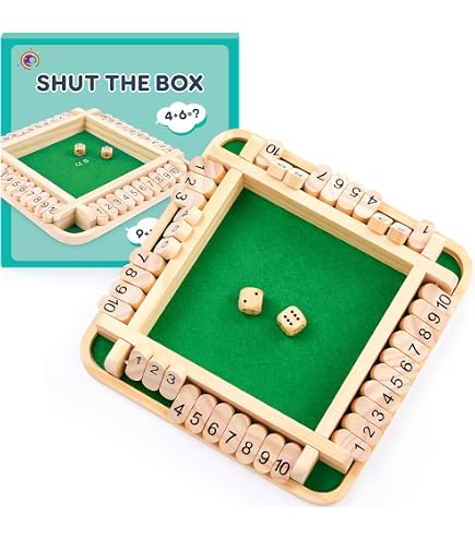 Gioco "Shut the box" per 4 persone acquista QUI