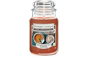 Yankee Candle - Home Inspiration, Candela in Barattolo, Fragranza Torta alla Zucca, Idea Regalo (Torta alla Zucca, Giara Grande)