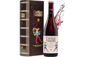 Estuche Regalo – Vino Mencia Crianza - Vino para Regalar - Vino gallego Premium - Vino Regalo Gourmet - Pack Regalo vino - D.O. Valdeorras - 1 botella x 750 ml - Estuche de Vino CAMINO DE CABRAS