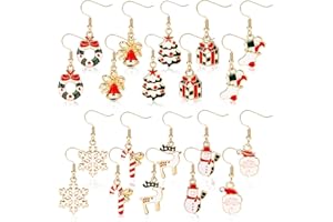 Naler Lot Boucle d'Oreille Femme Pendante pour Cadeau Noel