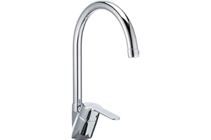 Roca,Victoria,Grifería monomando para cocina con caño giratorio,A5A8E25C00