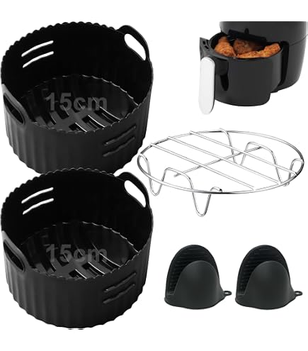 100 Blatt Backpapier Für Airfryer – Rund, 31 Cm, Hitzebeständig Bis 260°C, Antihaftbeschichtet
