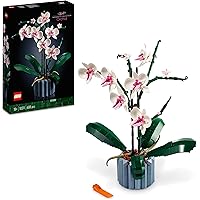 LEGO Botanicals Orchidea - Pianta Artificiale da Costruire per Adulti, Fiori Finti e Vaso per Decorazione di Casa o dell'Uffi