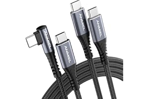 ANMIEL USB C auf USB C Kabel【2 Stück /2M】 60W USB-C kabel PD 3.0 QC 4.0 Typ C Ladekabel Kompatibel mit iPad Pro/Mini 6/Air5,MacBook Air/Pro 13'',Huawei MateBook,Samsung Galaxy S21 S22,Pixel 4XL