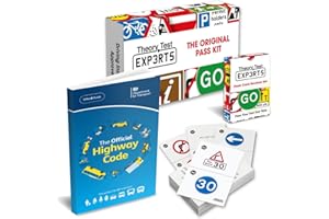 THEORY TEST EXPERTS The Highway Code 2025 UK + 128 Road Signs Flash Cards 2025 UK (Highway Code + Flashcards)