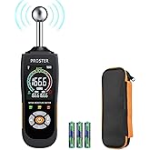 Proster Medidor de Humedad Detector de Humedad con Pantalla LCD a Color, Función de Alarma y Función de Retención Humidímetro