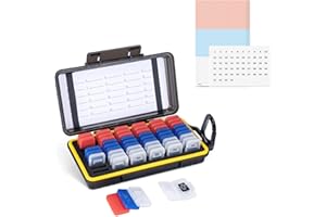 Kiorafoto Soporte para tarjetas Micro SD con 54 paquetes, 3 colores, estuche para tarjetas Micro SD de plástico transparente para tarjeta TF Micro SD/SDXC/SDHC, resistente al agua, antigolpes, antipol