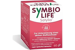 ‎SYMBIOPHARM SymbioLife Satylia 60 Kapseln - Stoffwechselkomplex mit Zink und Chrom, Ergänzungsmittel zur Regulierung des Stoffwechsels, vegan