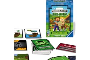 Ravensburger - Minecraft Explorers | Regalo Bambino 8 Anni | Minecraft Giochi | Giochi Carte Per Bambini | 1 A 4 Giocatori | Gioco Di Carte | 30 Minuti | Edizione Italiana