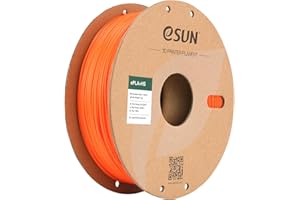 eSUN PLA+ Filament 1.75mm, ePLA+HS High Speed 3D Printer Filament Dimensional Accuracy +/- 0.03mm, 1KG Spool (2.2 LBS) Speedy PLA Plus Filament for High Speed Printers, Orange