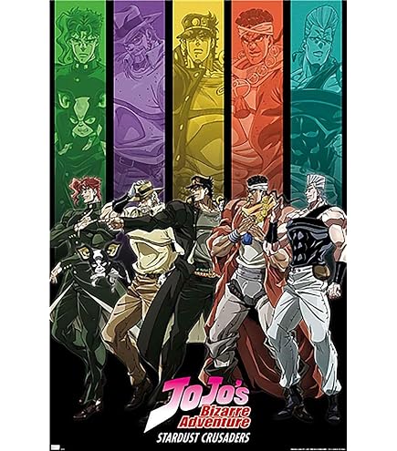 Bizarre Adventure Part 3 JoJo B2 Poster Hirohiko Araki JoJo