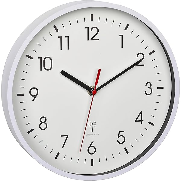 Hama Horloge murale radio-pilotée DCF Bahnhof (horloge radio DCF