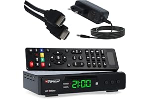 RED OPTICUM Opticum SBOX Plus - Receptor de satélite HD - Función de grabación PVR Timeshift - Reproductor multimedia Full HD Receptor digital DVB-S / S2 - USB, SCART, HDMI, UNICABLE - Astra Hotbird preinstalado