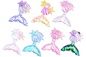 LINKLKBOY 7 Pezzi fermagli capelli colorate,cartone animato accessori capelli bambina per bambina regalo festa Per Le Bambine Come Regalo Di Compleanno Di Natale