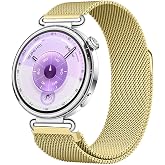Sneezy Huawei Watch GT6 41mm İle Uyumlu Manyetik Milanese Loop Metal Kordon