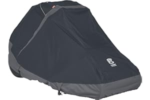 Classic Accessories StormPro Wasserfeste, robuste Abdeckung für Rasenmäher mit Decks bis zu 152,4 cm, Grau